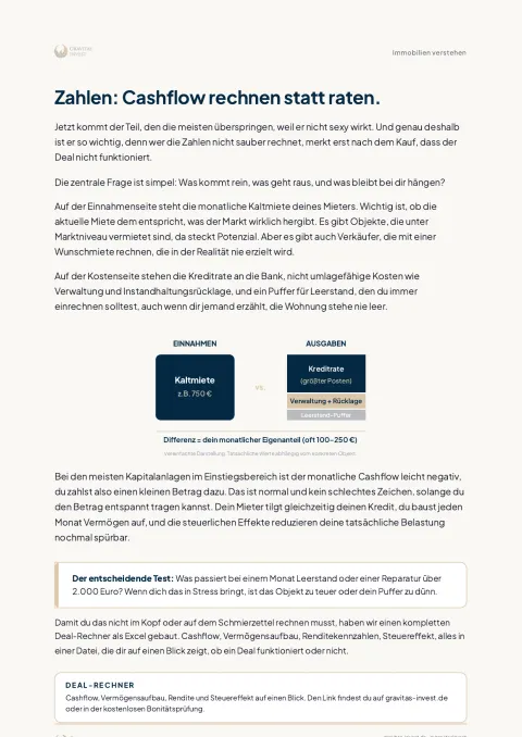 Leseprobe: Zahlen & Finanzierung